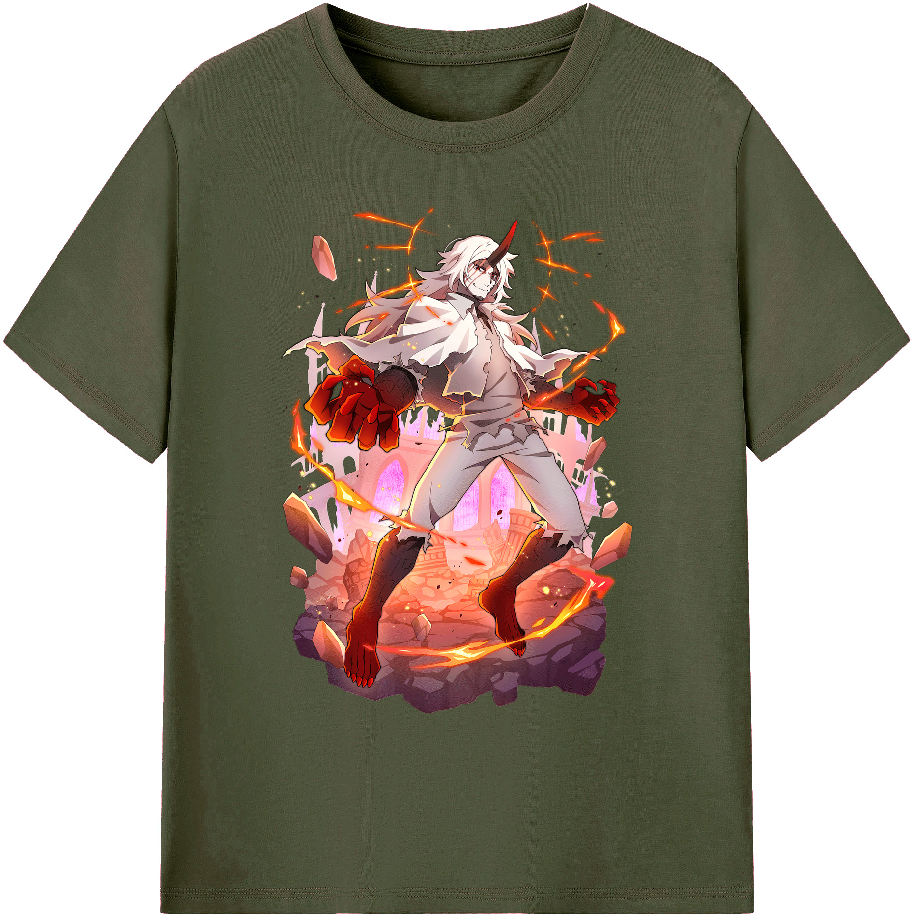 （画像用） 文豪ストレイドッグス Bungo Stray Dogs 綿100％ メンズ半袖Tシャツ｜肌触りやわらか＆通気性